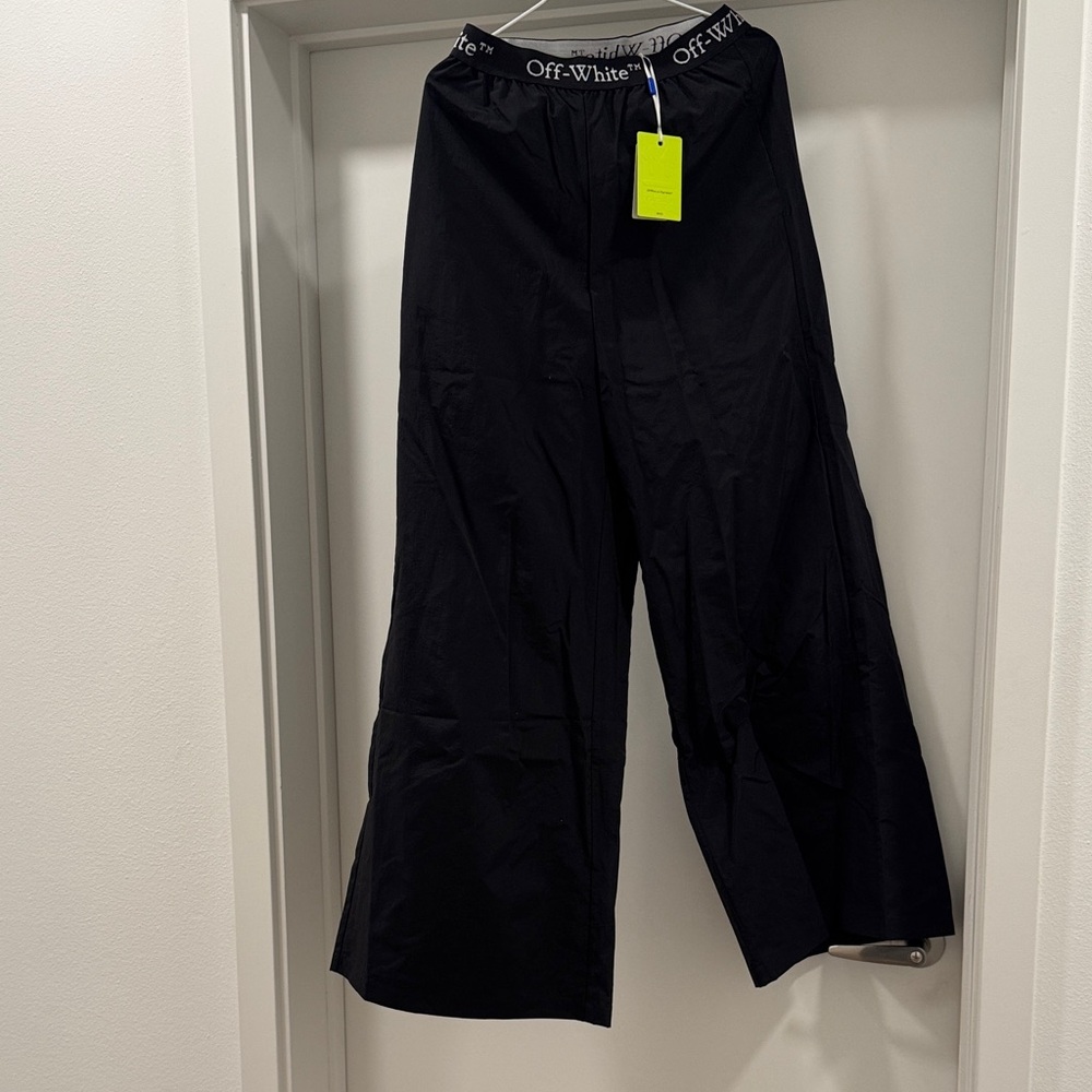 Off-White Logo Band Nylon Pants